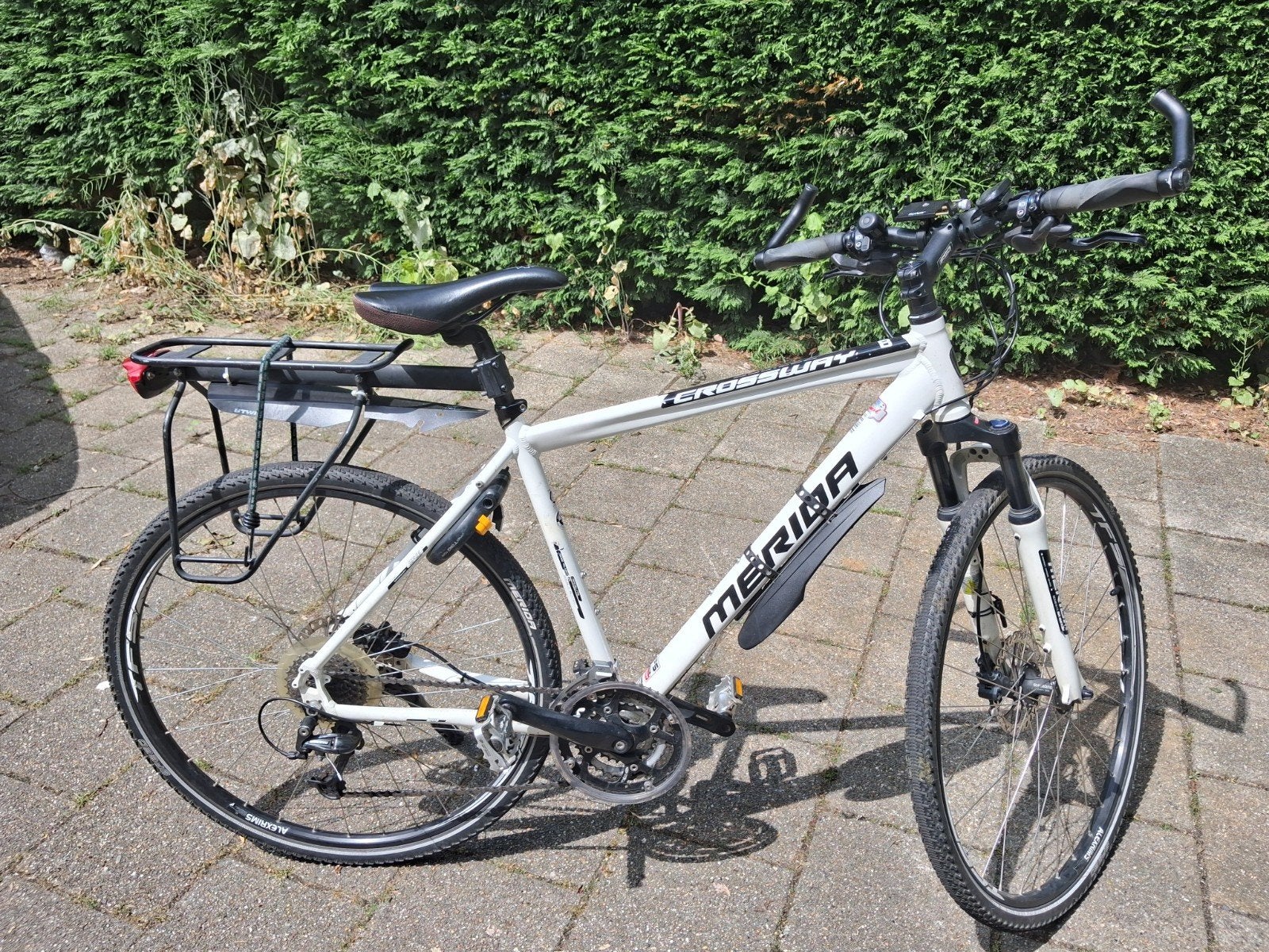 Merida Crossway fiets - 52cm frame, schijfremmen, 28 inch, Gebruikt, Schijfrem, Ophalen