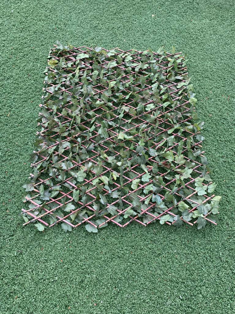 Kunsthaag met bladeren - Decoratieve tuinafscheiding, Ophalen of Verzenden, Zo goed als nieuw