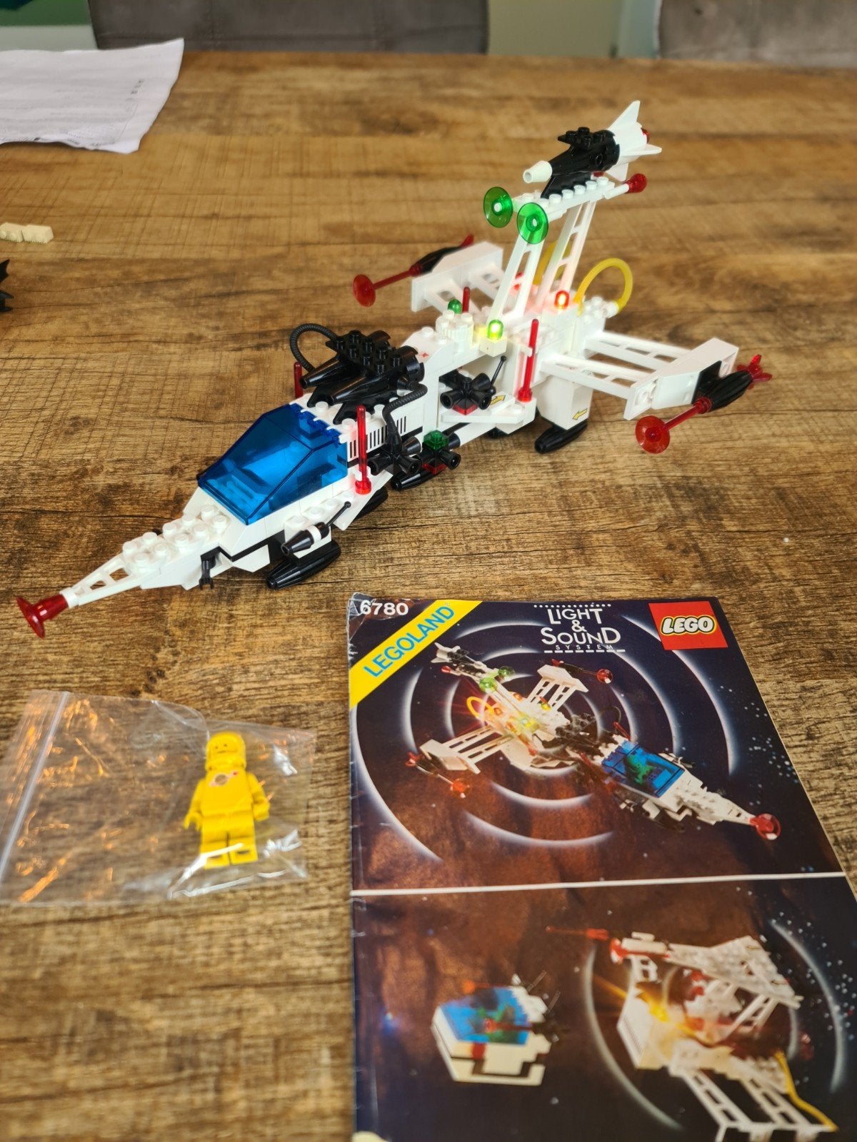 Lego Legoland 6780 Light & Sound Space Shuttle, Gebruikt, Lego, Ophalen of Verzenden, Inclusief minifiguren