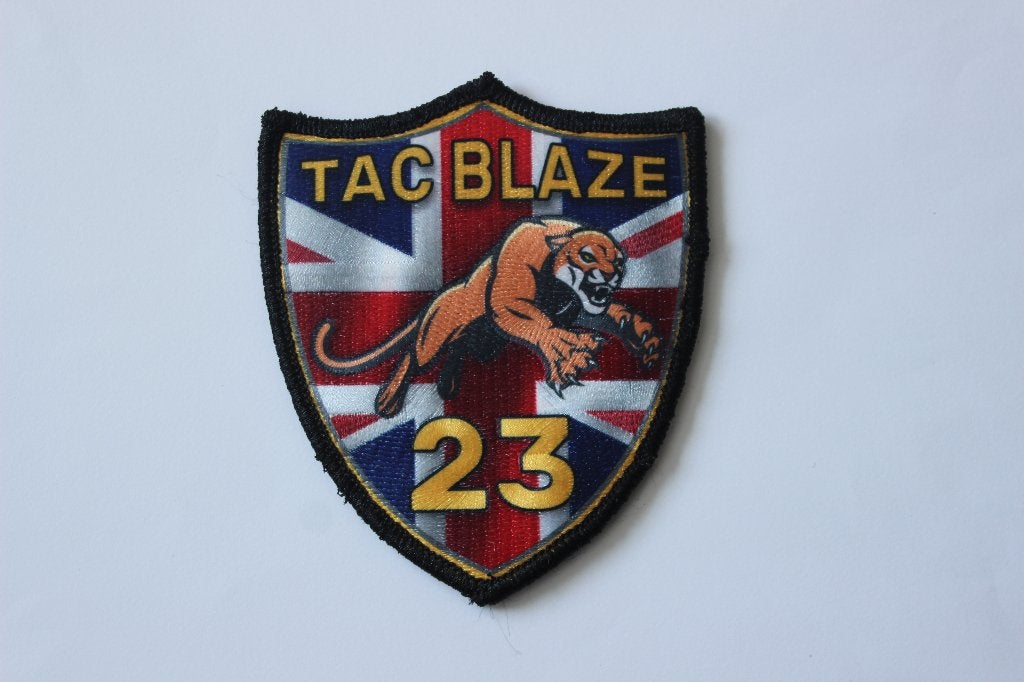 patch  tac  blaze  2023  rnlaf, Verzenden, Luchtmacht, Nederland, Embleem of Badge