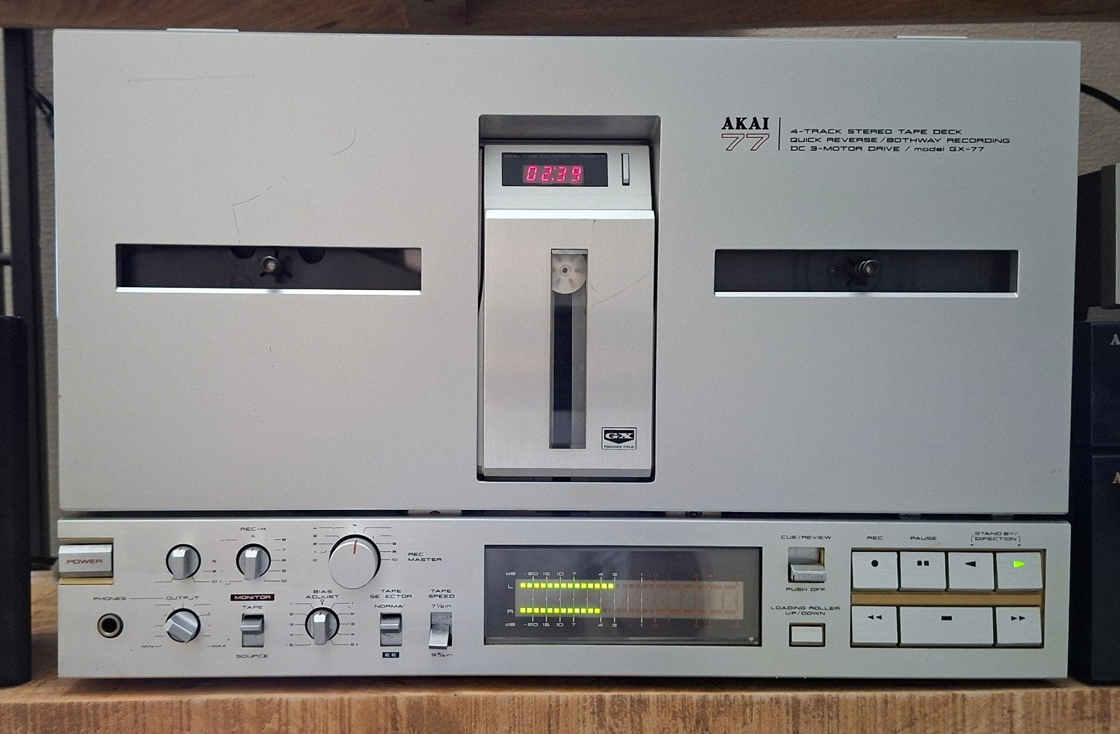 Akai GX-77 Bandrecorder - Goed spelend exemplaar, Ophalen of Verzenden, Bandrecorder