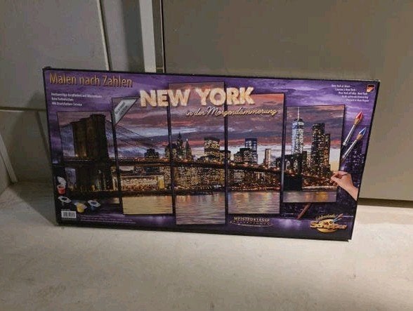 Schipper schilderen op nummer 5 luik New York NIEUW, Ophalen of Verzenden, Nieuw, Schilderen op nummer