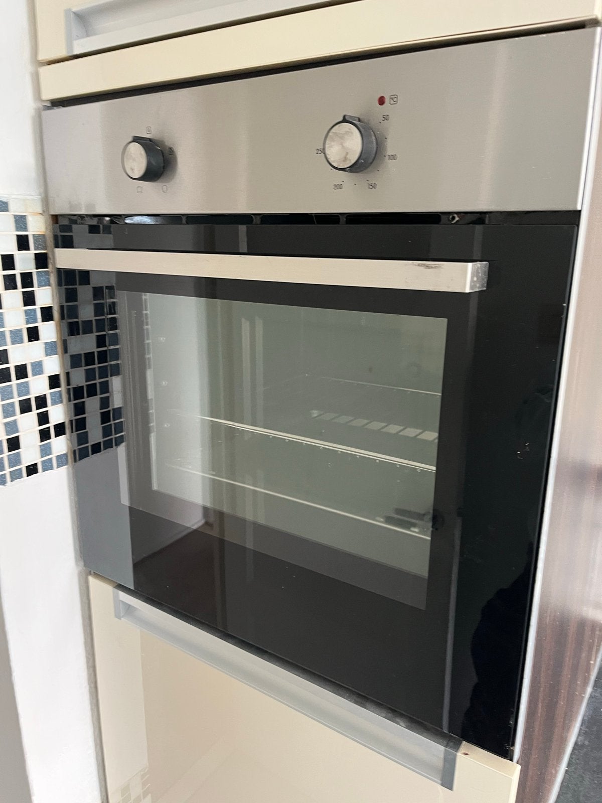IKEA GÖRLIG Inbouw Heteluchtoven - Zilver/Zwart, Gebruikt, 60 cm of meer, Ophalen of Verzenden, Heteluchtoven