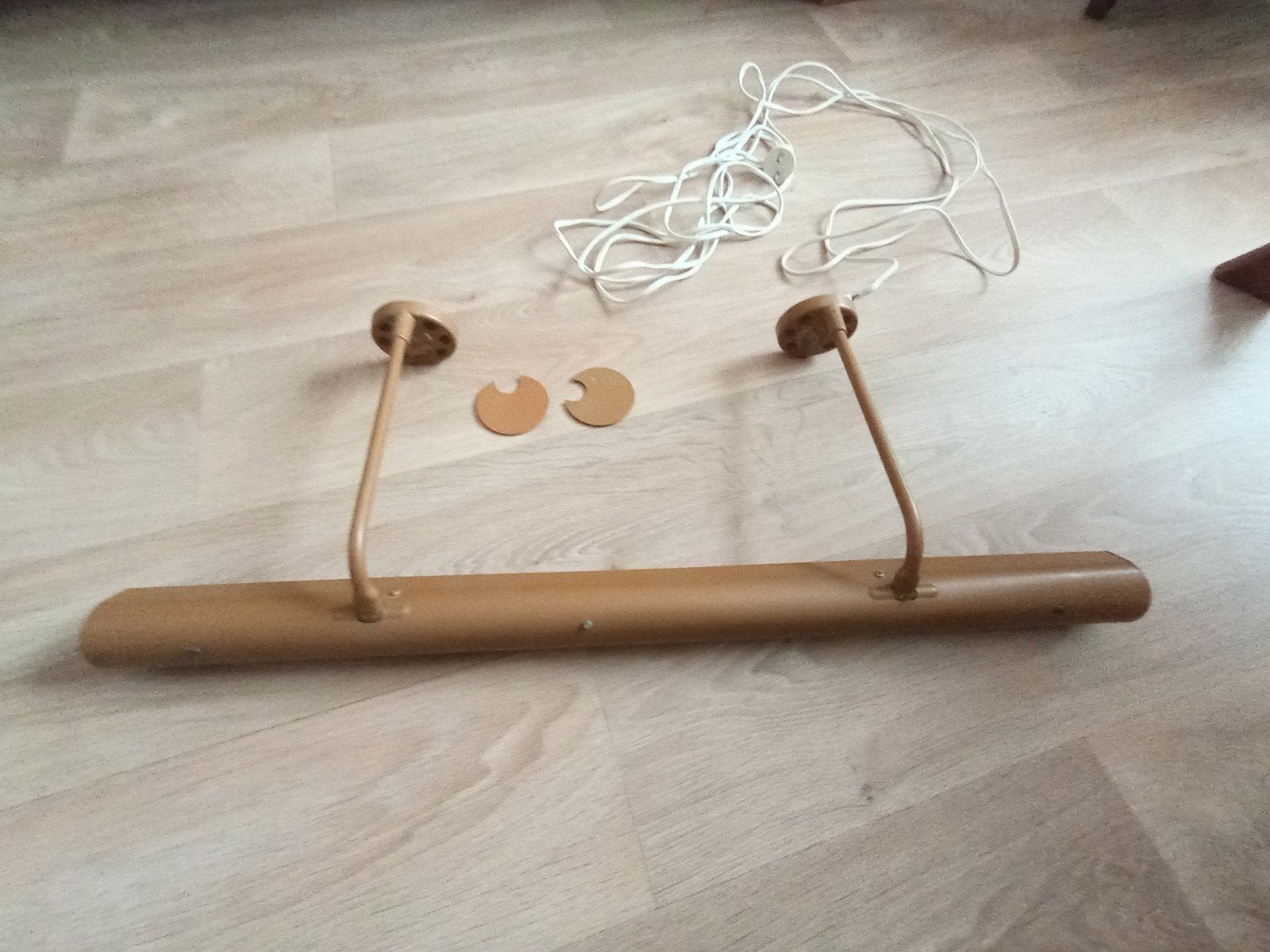 Schilderijlamp - Goudkleurig - Vintage Stijl, Ophalen of Verzenden, Zo goed als nieuw, Goud, Gerichte verlichting