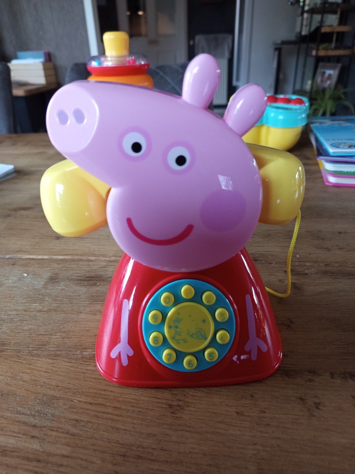 Peppa big telefoon met geluid, Ophalen, Zo goed als nieuw, Overige typen, Met geluid