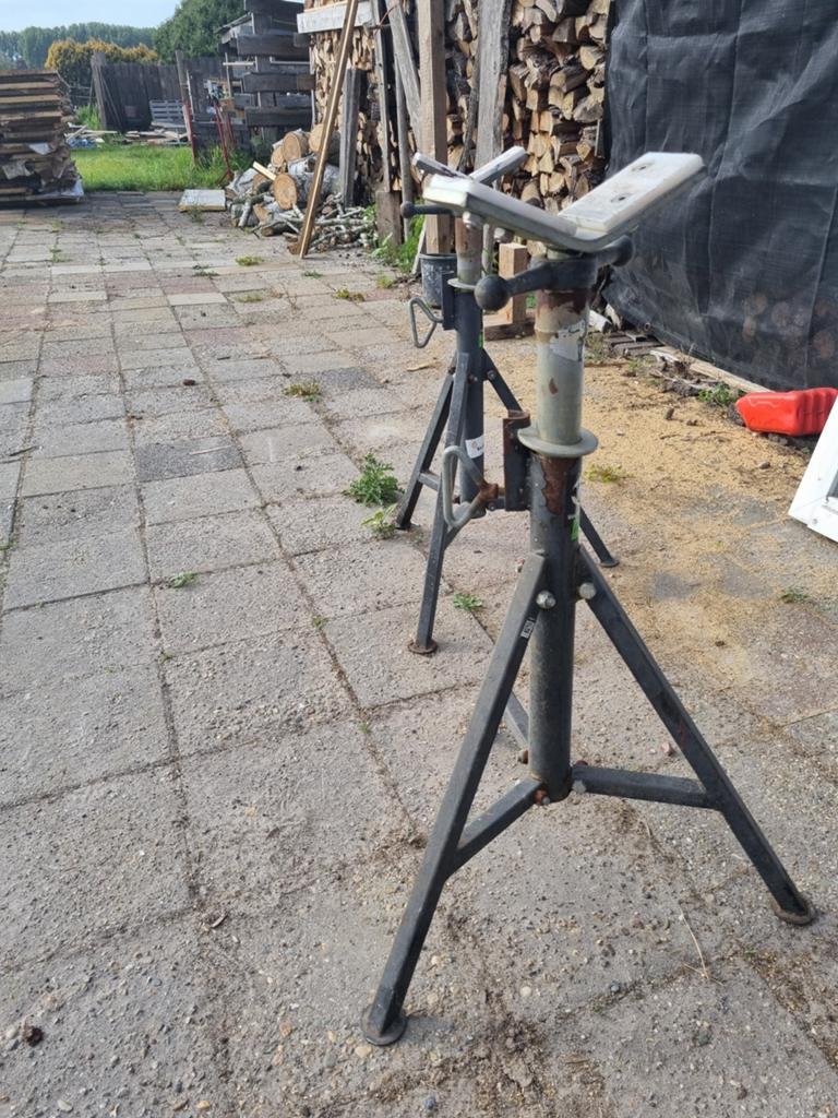Assteun 2 stuks 295 kg belastbaar, Ophalen