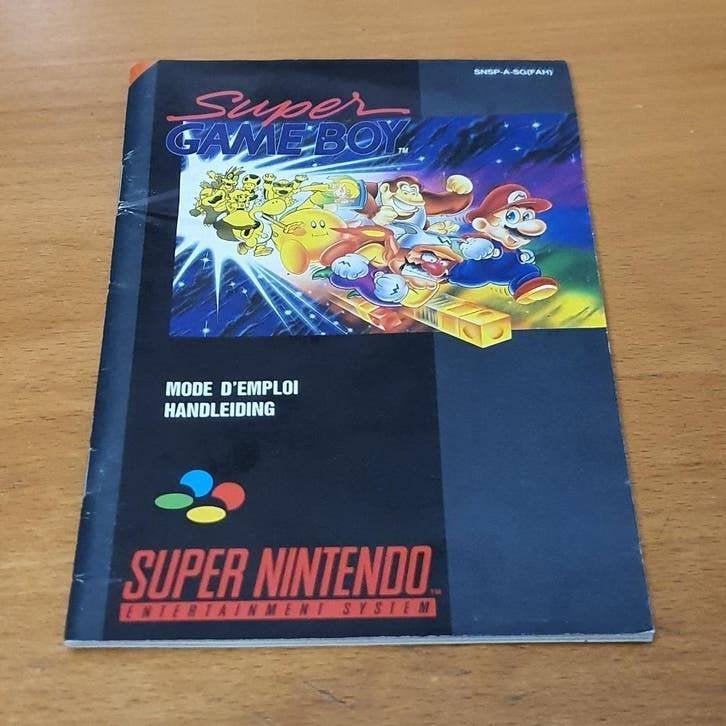 Super GAMEBOY SNES Manuel handleiding, Avontuur en Actie, Gebruikt, 1 speler, Ophalen of Verzenden