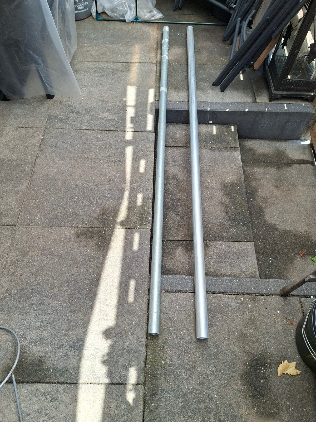 Steigerbuis en aluminium mastbuis, Ophalen of Verzenden, Mast