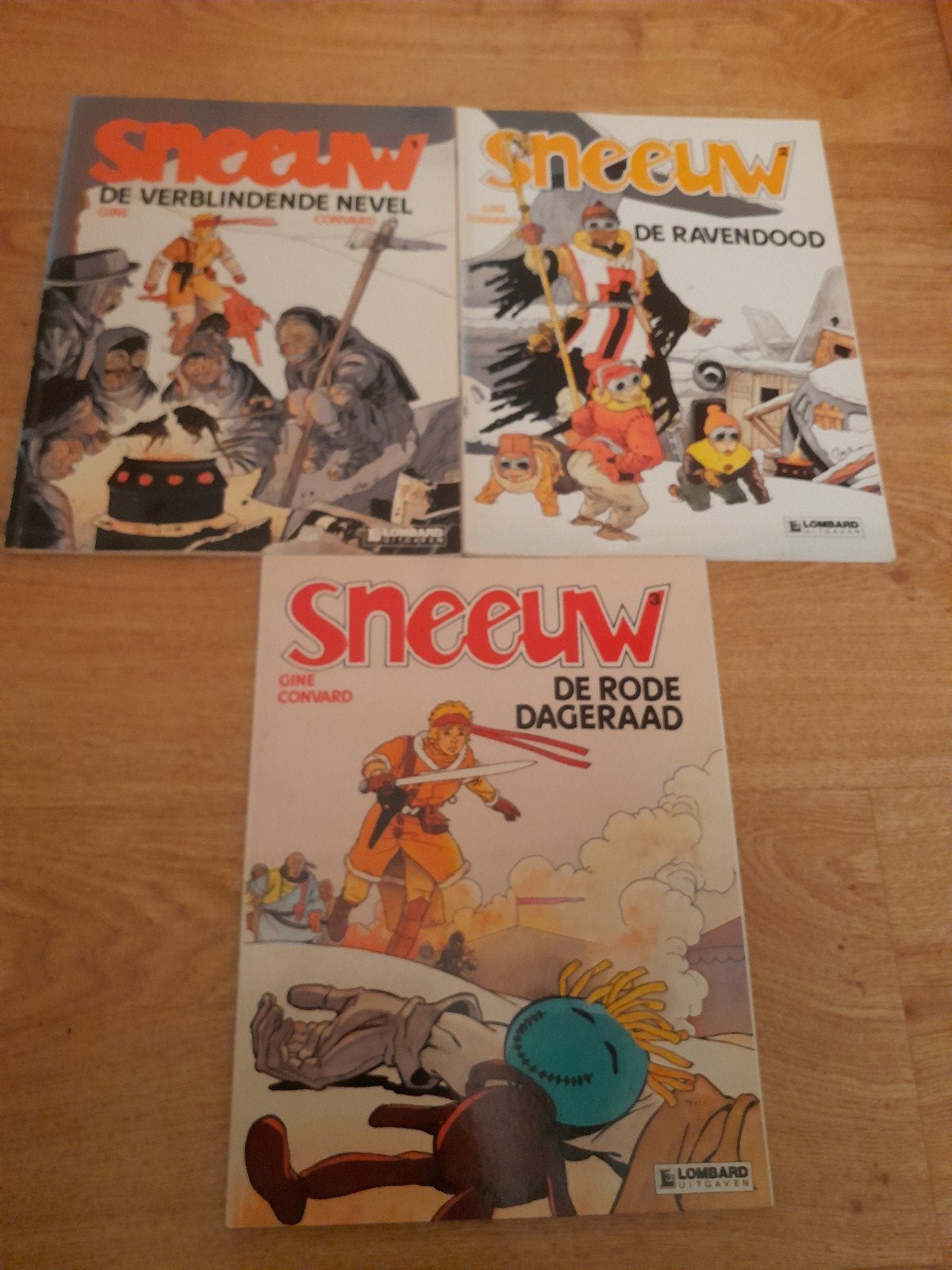 sneeuw, Meerdere stripboeken, Ophalen of Verzenden, Gelezen