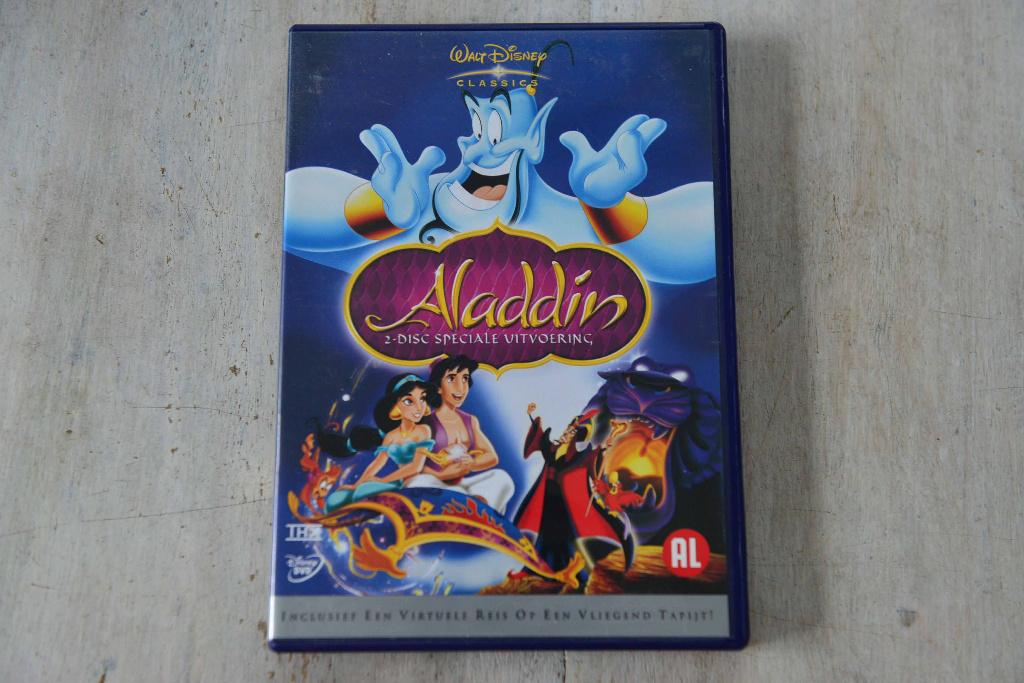 Walt Disney =-= Aladdin 2DVDbox =-= Speciale Uitvoering, Alle leeftijden, Verzenden, Zo goed als nieuw, Amerikaans
