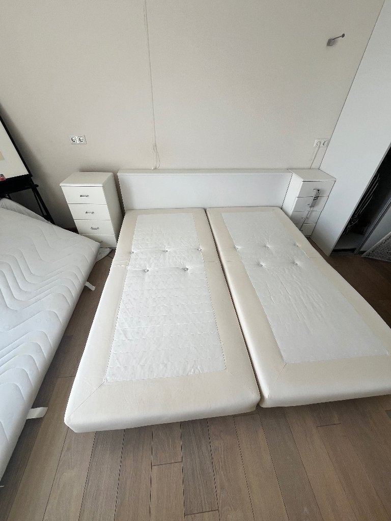 Elektrische boxspring, Ophalen, Gebruikt, Tweepersoons, 180 cm