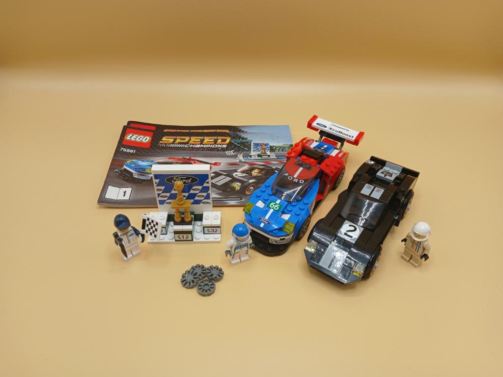 Lego Speed Champions, 75881 Ford Duo-set. **ZGAN**, Lego, Complete set, Speed Champions, Ophalen of Verzenden