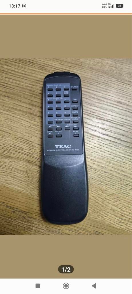 RC-1122 TEAC PD-D2610, Ophalen of Verzenden