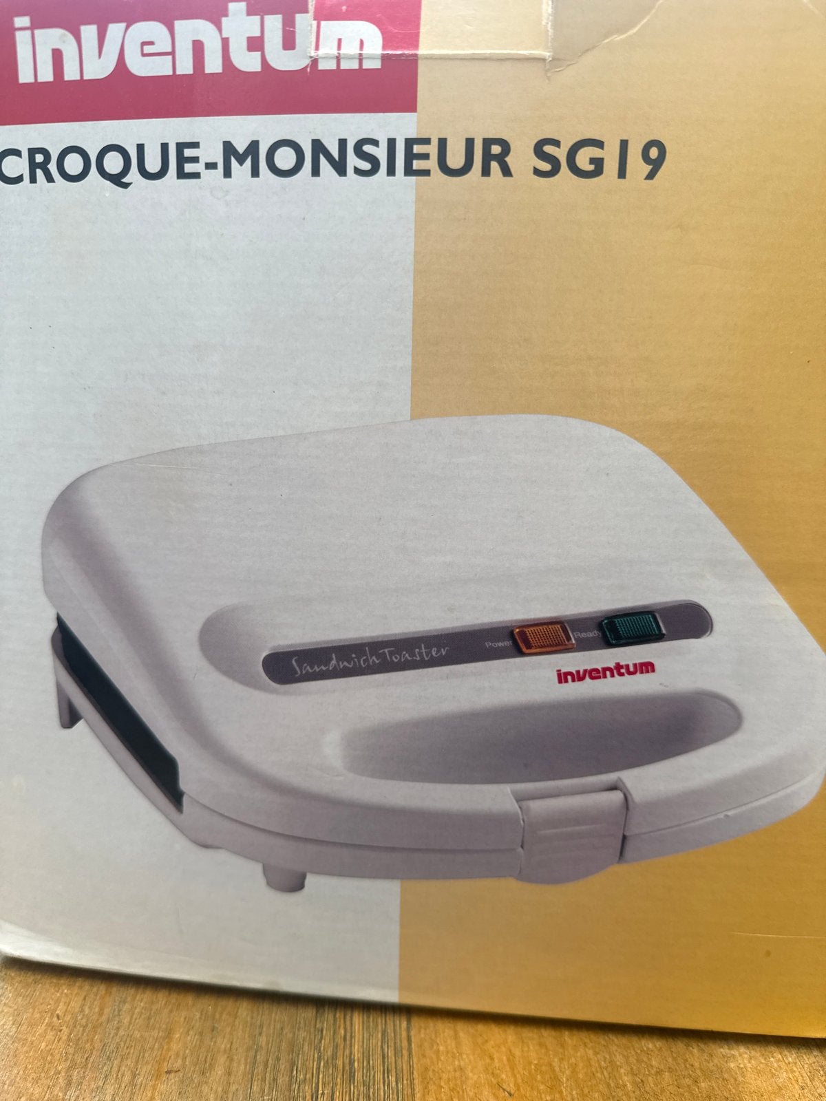 Inventum Croque-Monsieur SG19 Tosti Apparaat - Gebruikt, Ophalen of Verzenden, Gebruikt