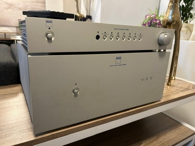 NAD S100+S200 voor eind combi, Gebruikt, 120 watt of meer, Stereo, Ophalen
