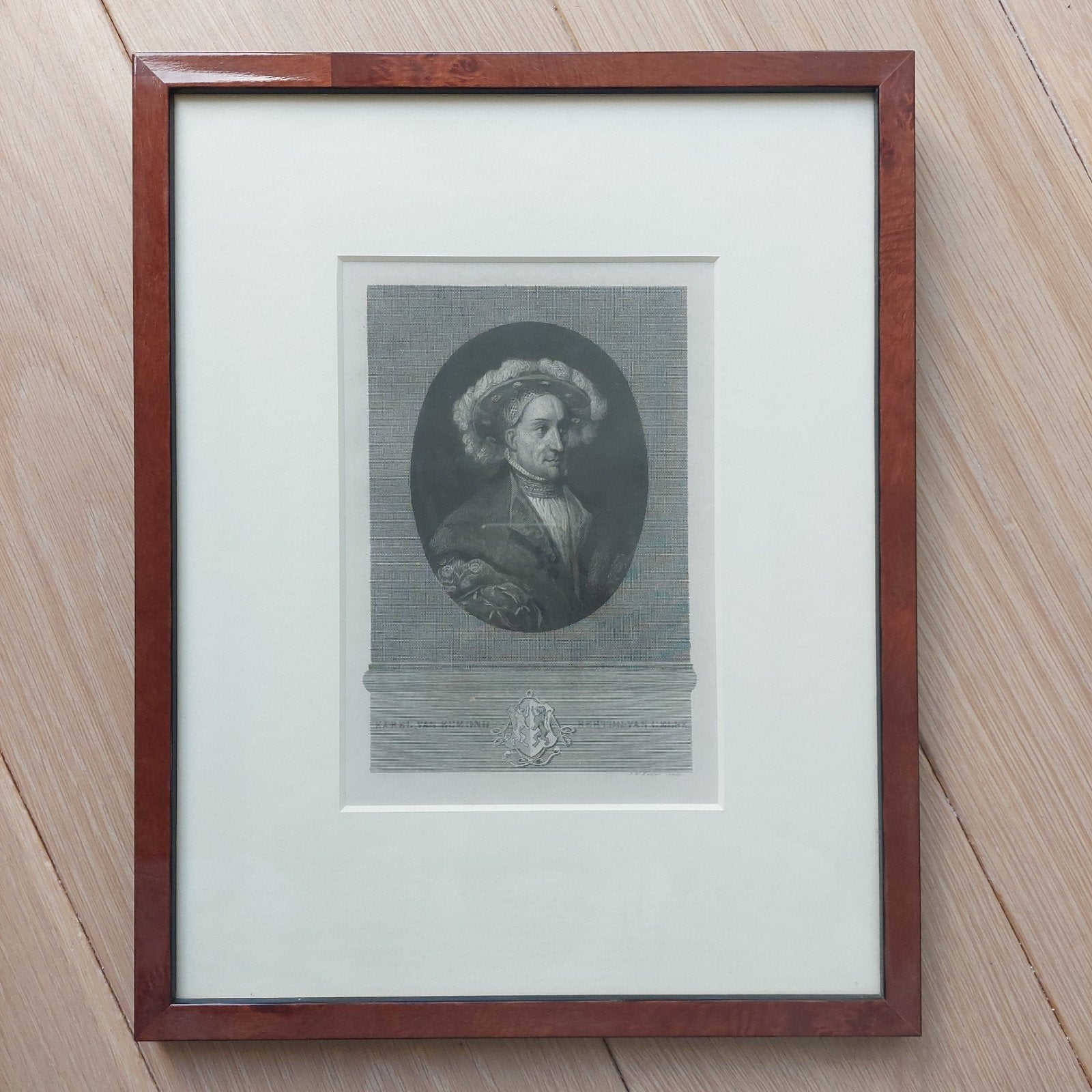 Ets van Karel van Egmond, hertog van Gelre, Ophalen, Ets