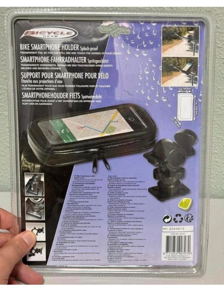 Fiets telefoonhouder smartphone houder stevig waterdicht GPS, Nieuw, Ophalen of Verzenden, H, H