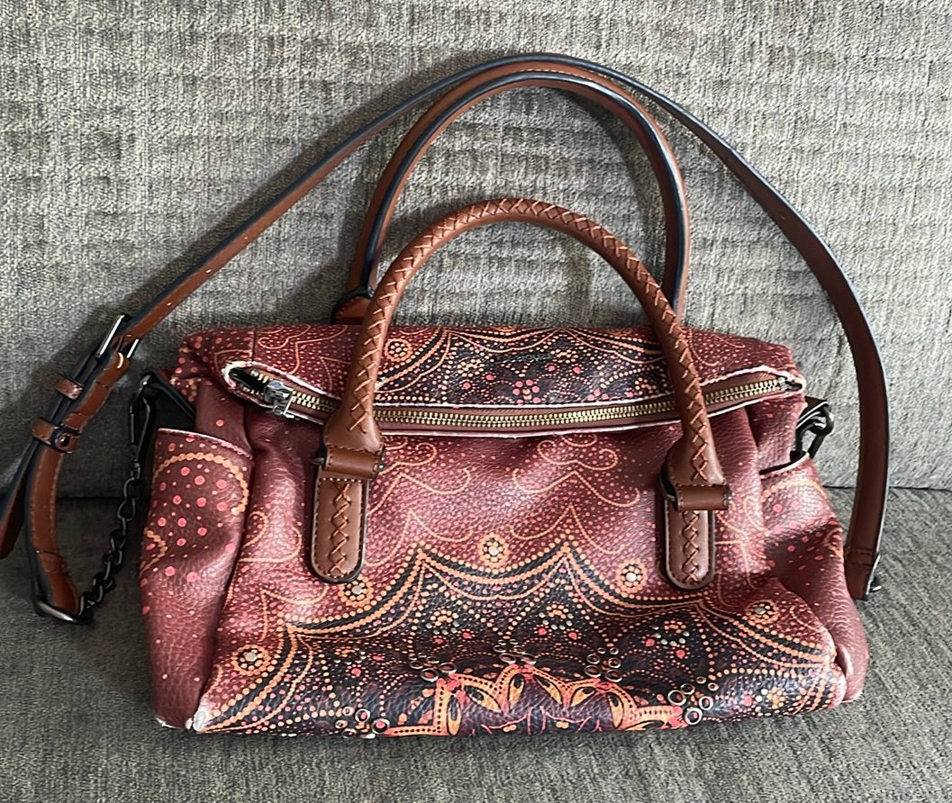 Desigual Tas schoudertas, Ophalen of Verzenden, Gebruikt, Bruin, Schoudertasje
