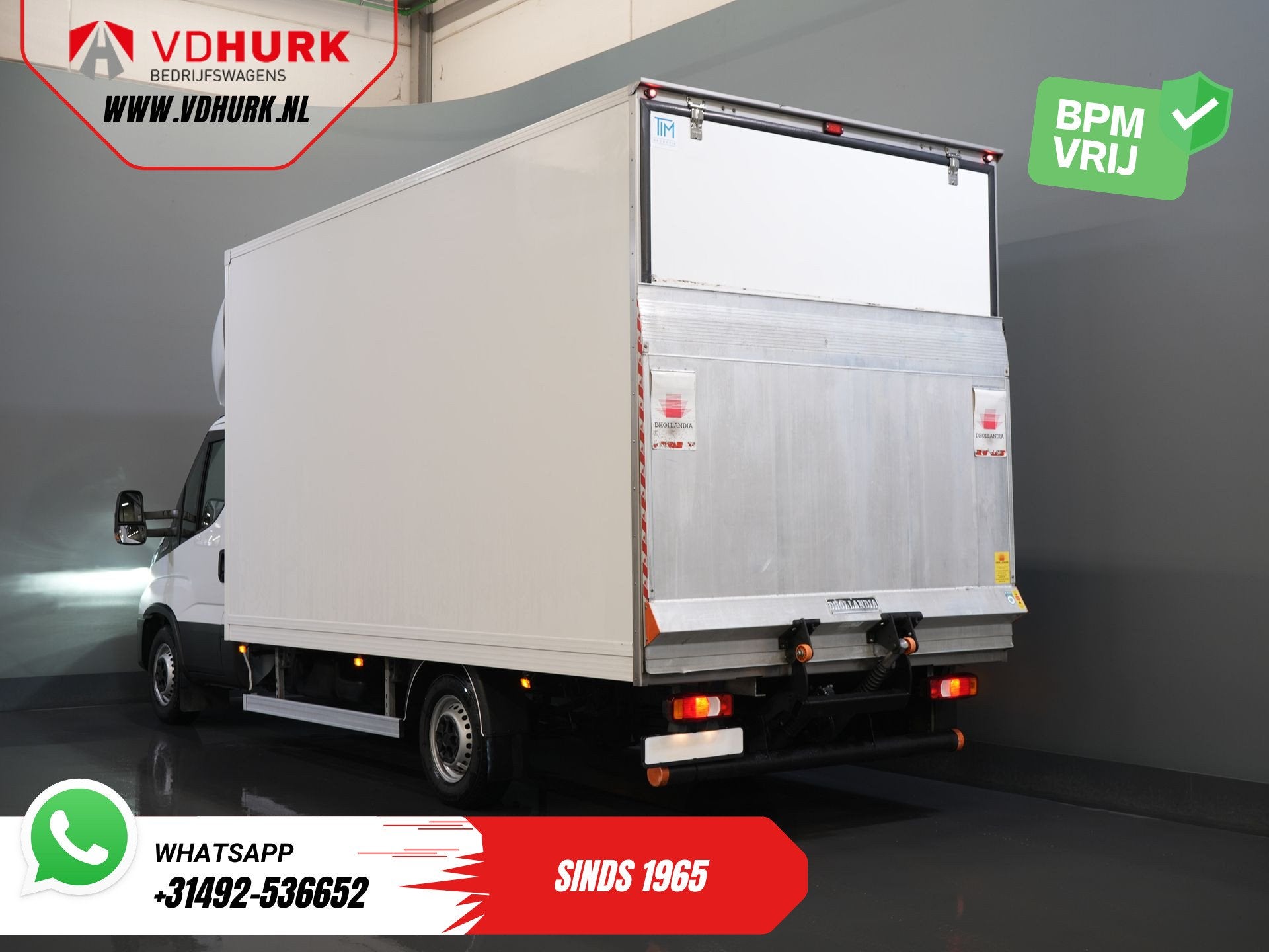 Iveco Daily 35S18HV 3.0 Aut. ZF BPM VRIJ! Bakwagen Laadklep/, Automaat, Gebruikt, 4 cilinders, Iveco