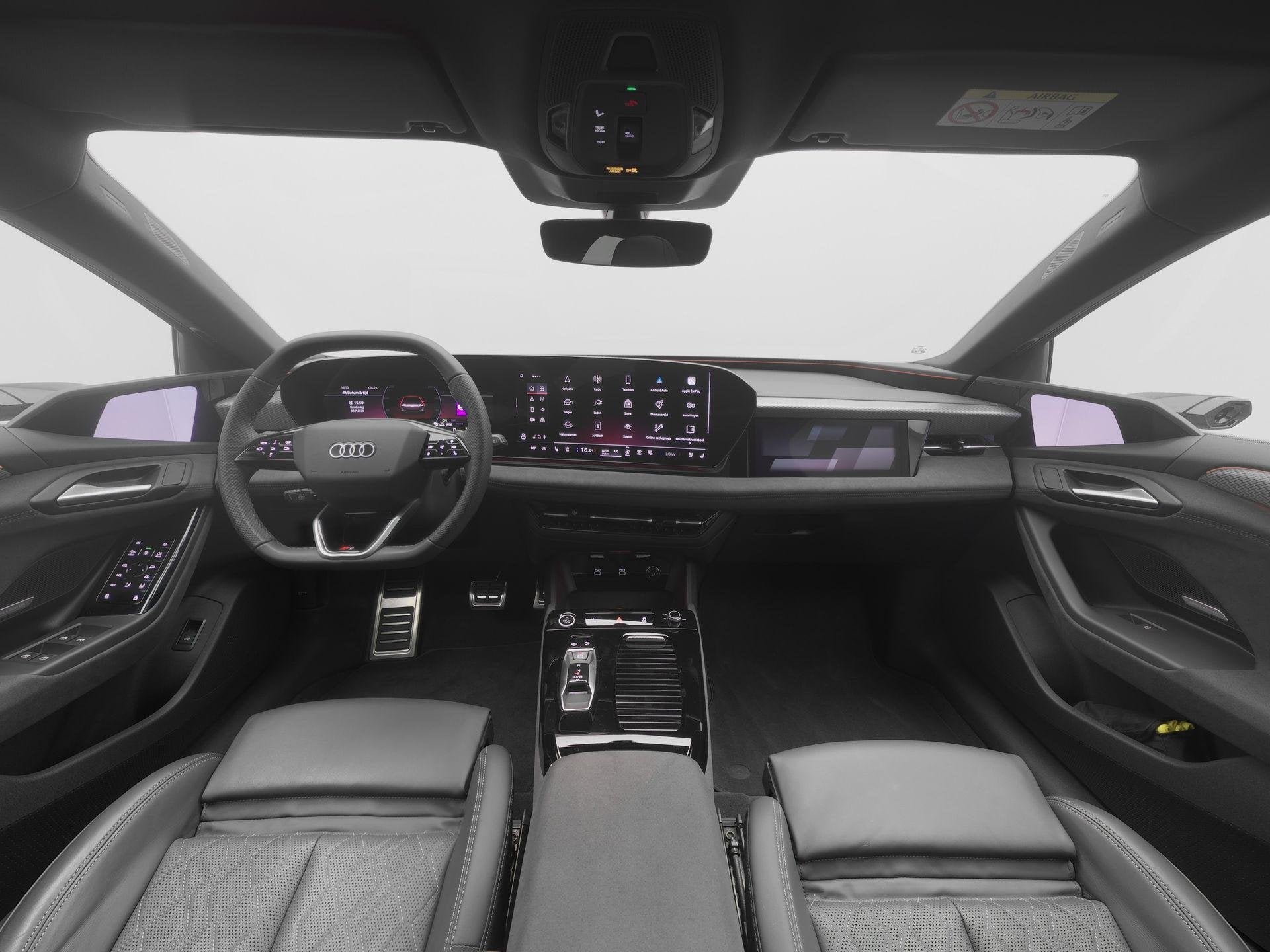 Audi A6 Avant e-tron S edition 83 kWh 286pk | Luchtvering |, Automaat, Achterwielaandrijving, Gebruikt, Zwart