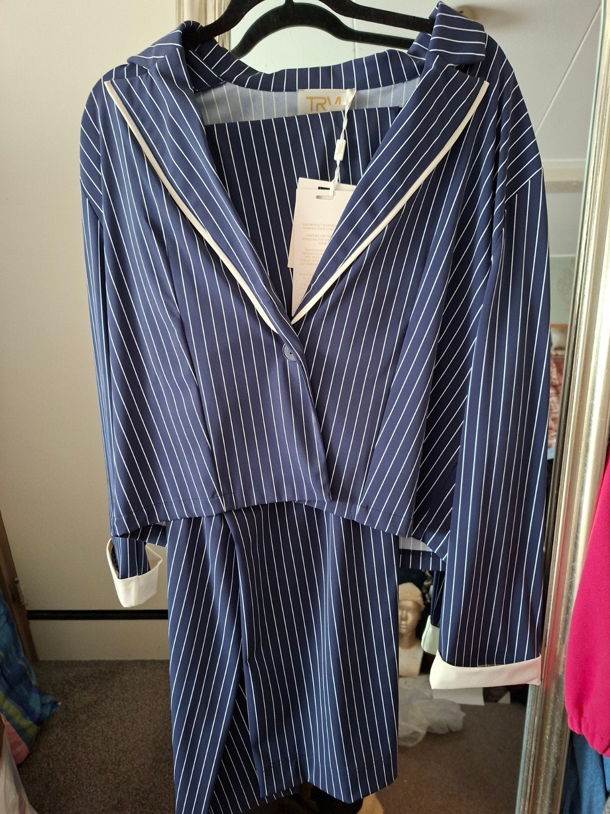Prachtig pak:by Maicazz (xl)nieuw. Gratis verzending., Ophalen of Verzenden, Nieuw, Maat 46/48 (XL) of groter, Blauw