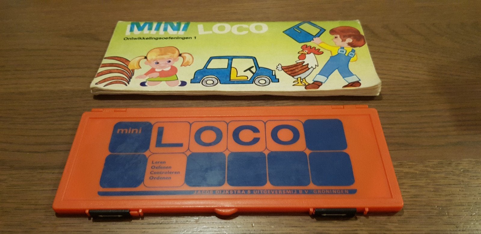 Mini loco + boekje mini loco ontwikkelingsoefeningen 1, Ophalen of Verzenden, Gebruikt, Taal en Lezen