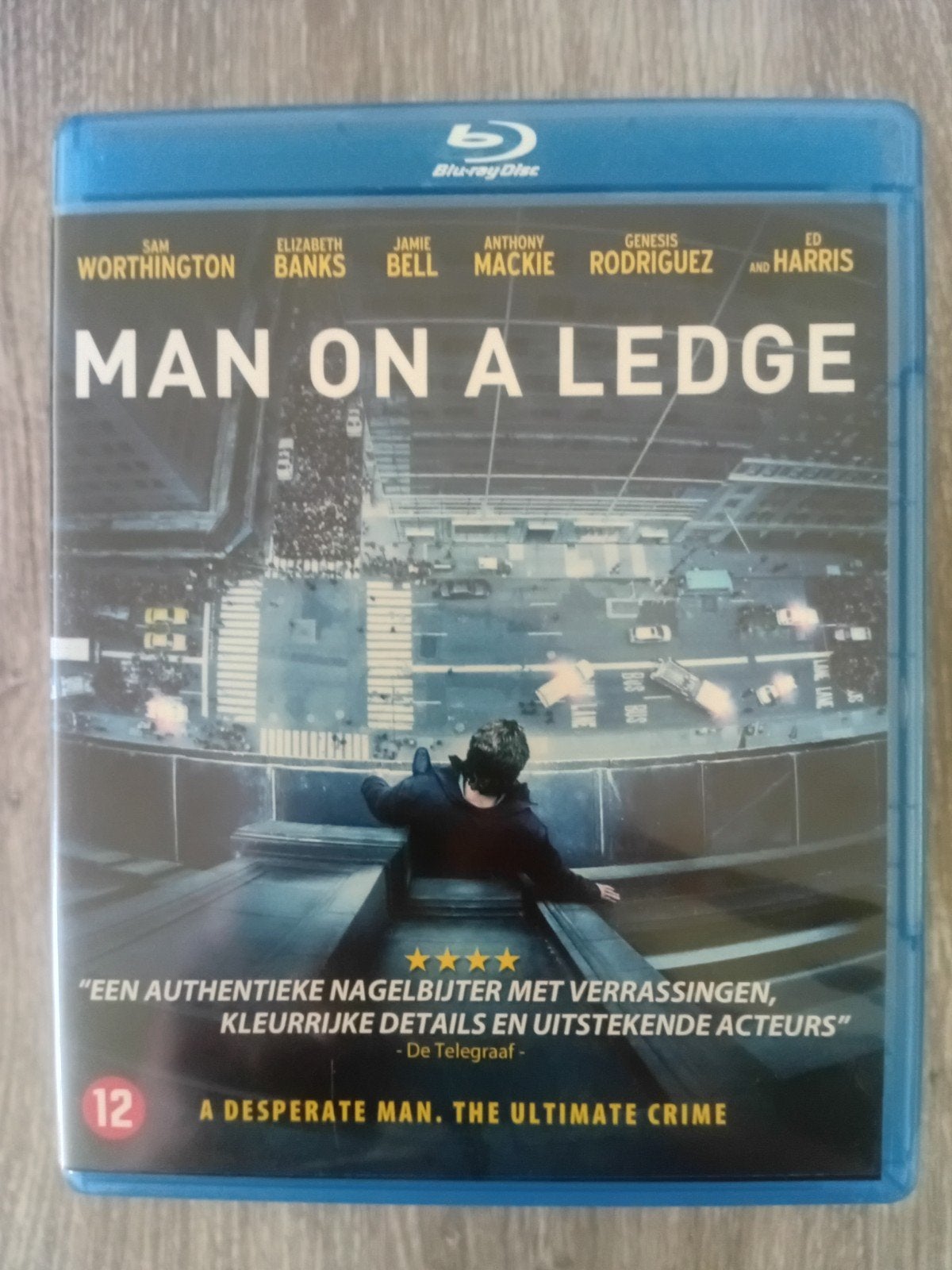 Man on a Ledge Blu-ray - Actie/Thriller Worthington, Banks, Film, Actie, Engels, Ophalen of Verzenden