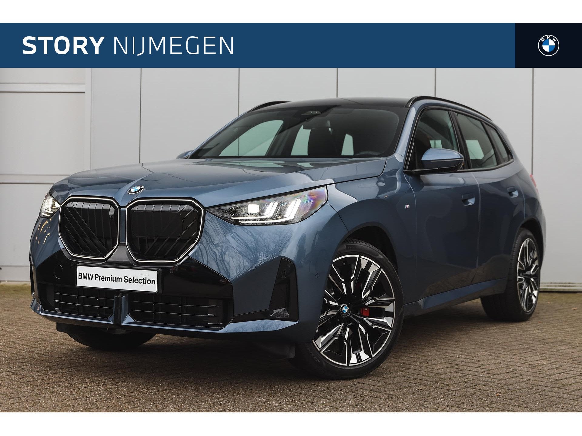BMW X3 20 xDrive High Executive M Sport Automaat / Panoramad, Auto's, Gebruikt, Blauw, Bedrijf, Vierwielaandrijving