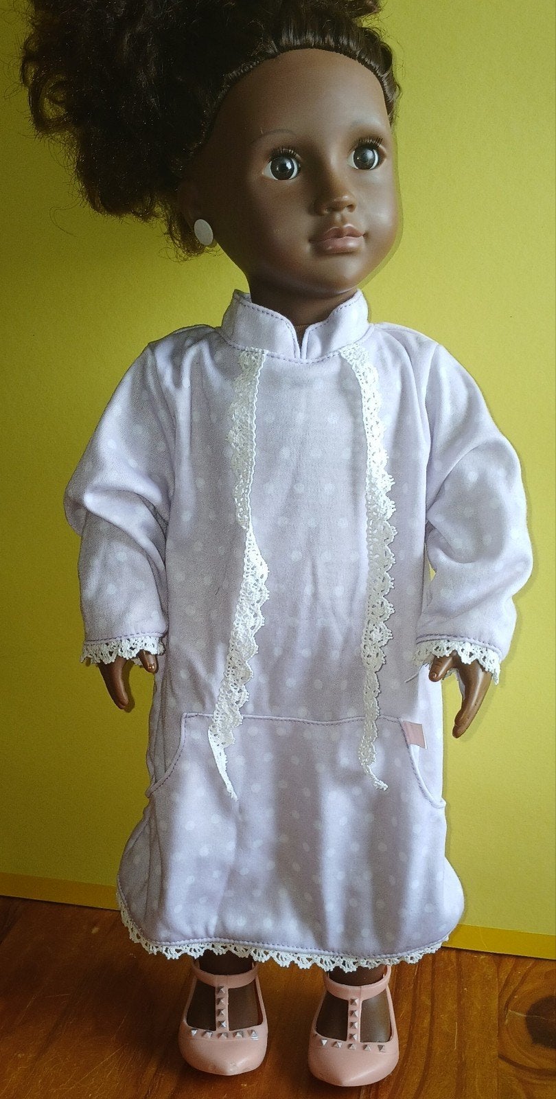 Poppen kleding jurk, Kinderen en Baby's, Speelgoed | Poppen, Ophalen of Verzenden, Zo goed als nieuw, Overige typen