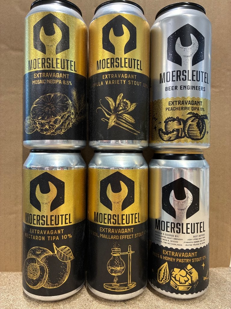 Moersleutel bieren — Extravagant Series, Ophalen of Verzenden, Nieuw, Flesje(s), Overige merken