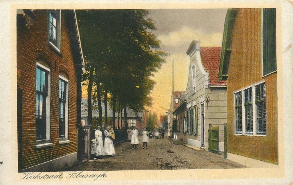 702-037-011 Bleiswijk Kerkstraat, Verzamelen, Ansichtkaarten | Nederland, Verzenden, Voor 1920, Zuid-Holland