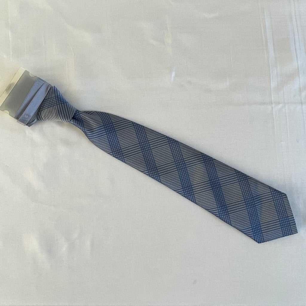 C&A voorgeknoopte stropdas blauw geruit – elastiek – nieuw, Kleding | Heren, Stropdassen, Blauw, Nieuw, Met patroon, C&A