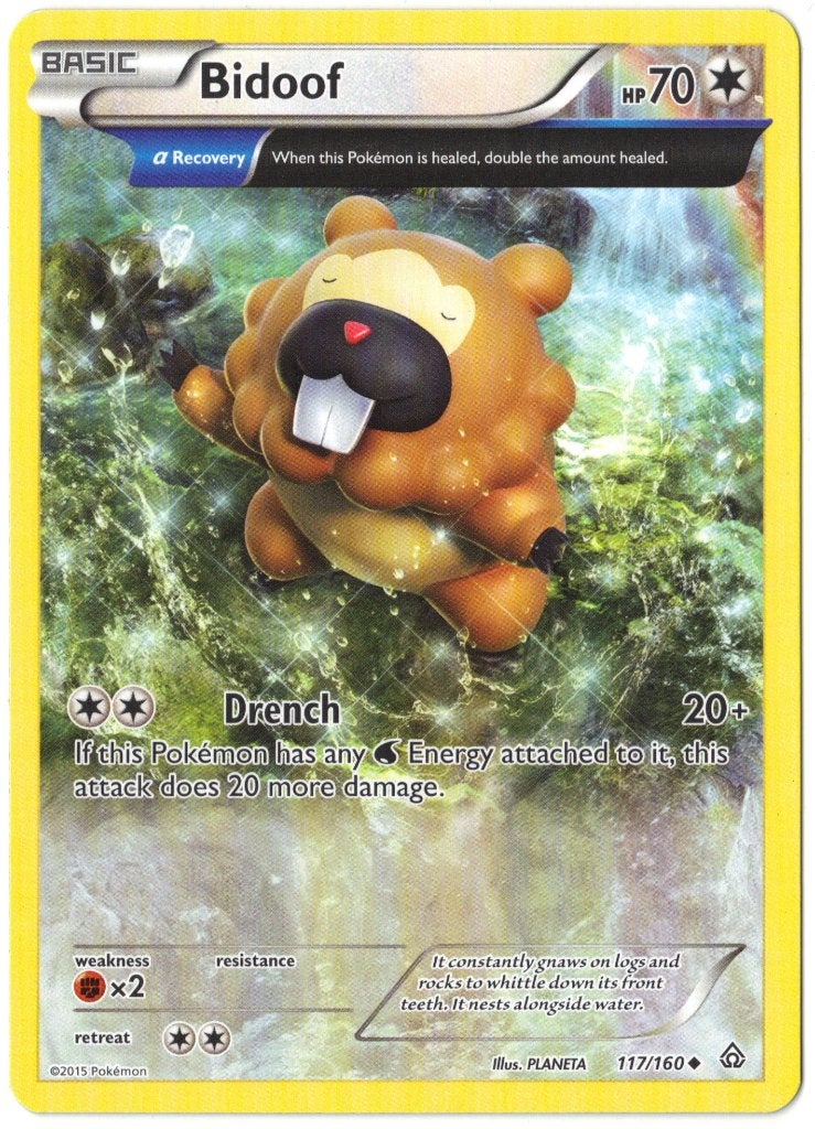 Primal Clash,  Bidoof [uncommon] 117/160, Verzenden, Nieuw, Losse kaart