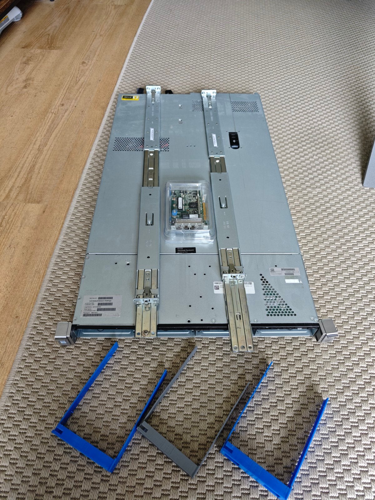 HP ProLiant DL360P G8 2x Xeon E5-2650L V2 128GB RAM + rails, Computers en Software, Servers, Ophalen of Verzenden, Zo goed als nieuw