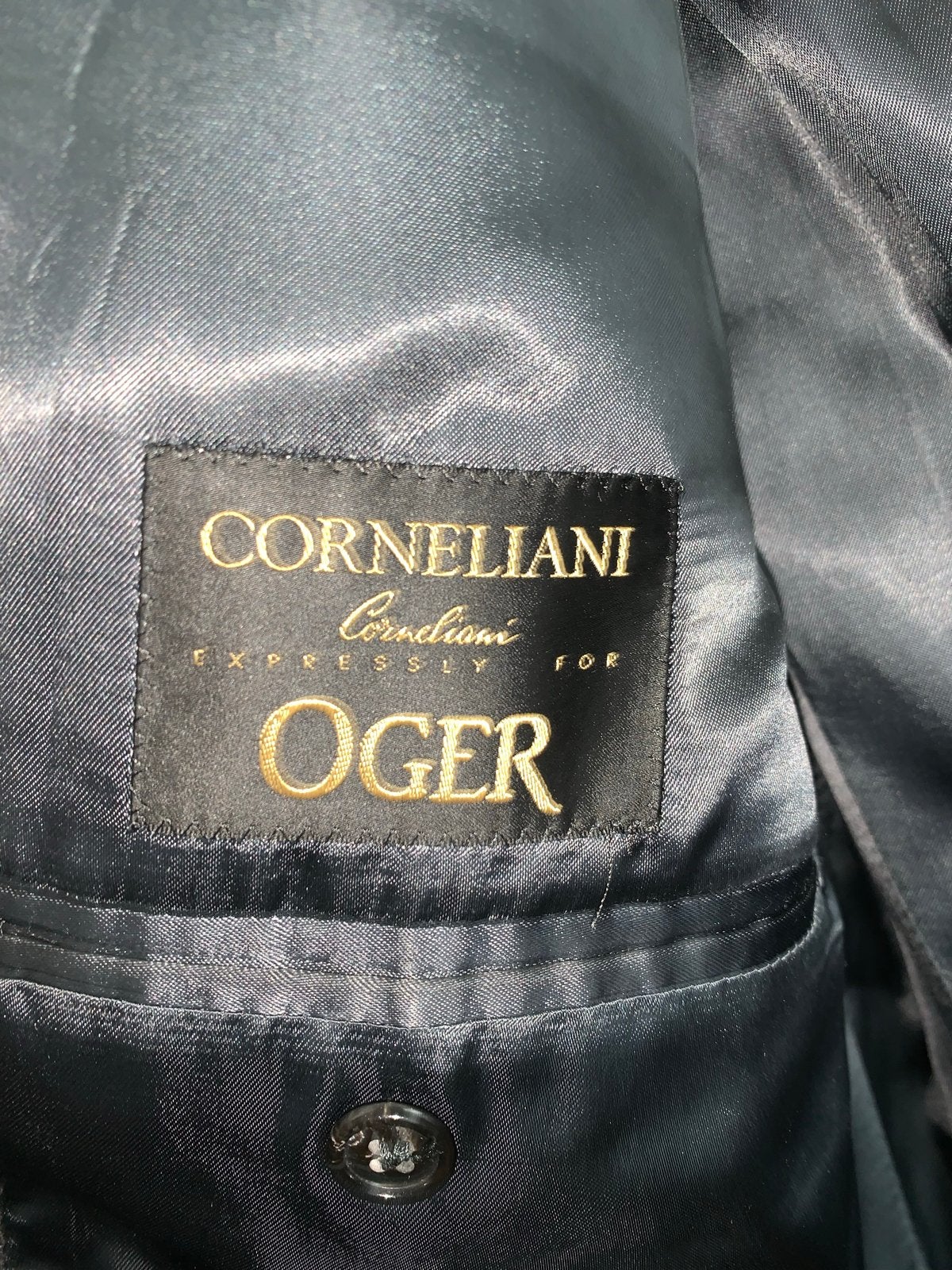 Corneliani Oger Virgin Wool Extrafine coat Maat 52, Kleding | Heren, Ophalen of Verzenden, Zo goed als nieuw, Maat 52/54 (L), Grijs