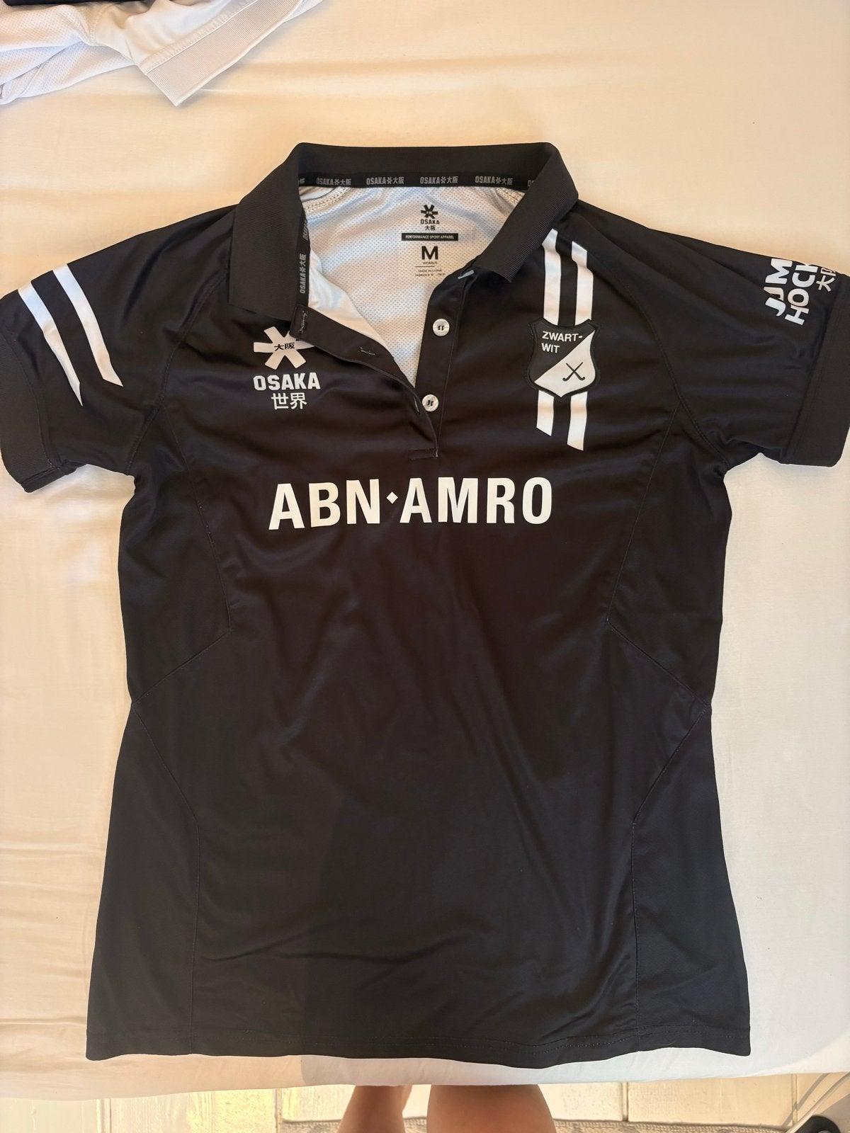 Osaka Hockey Shirt Zwart-Wit Maat M, Zwart, Overige typen, Zo goed als nieuw, Ophalen