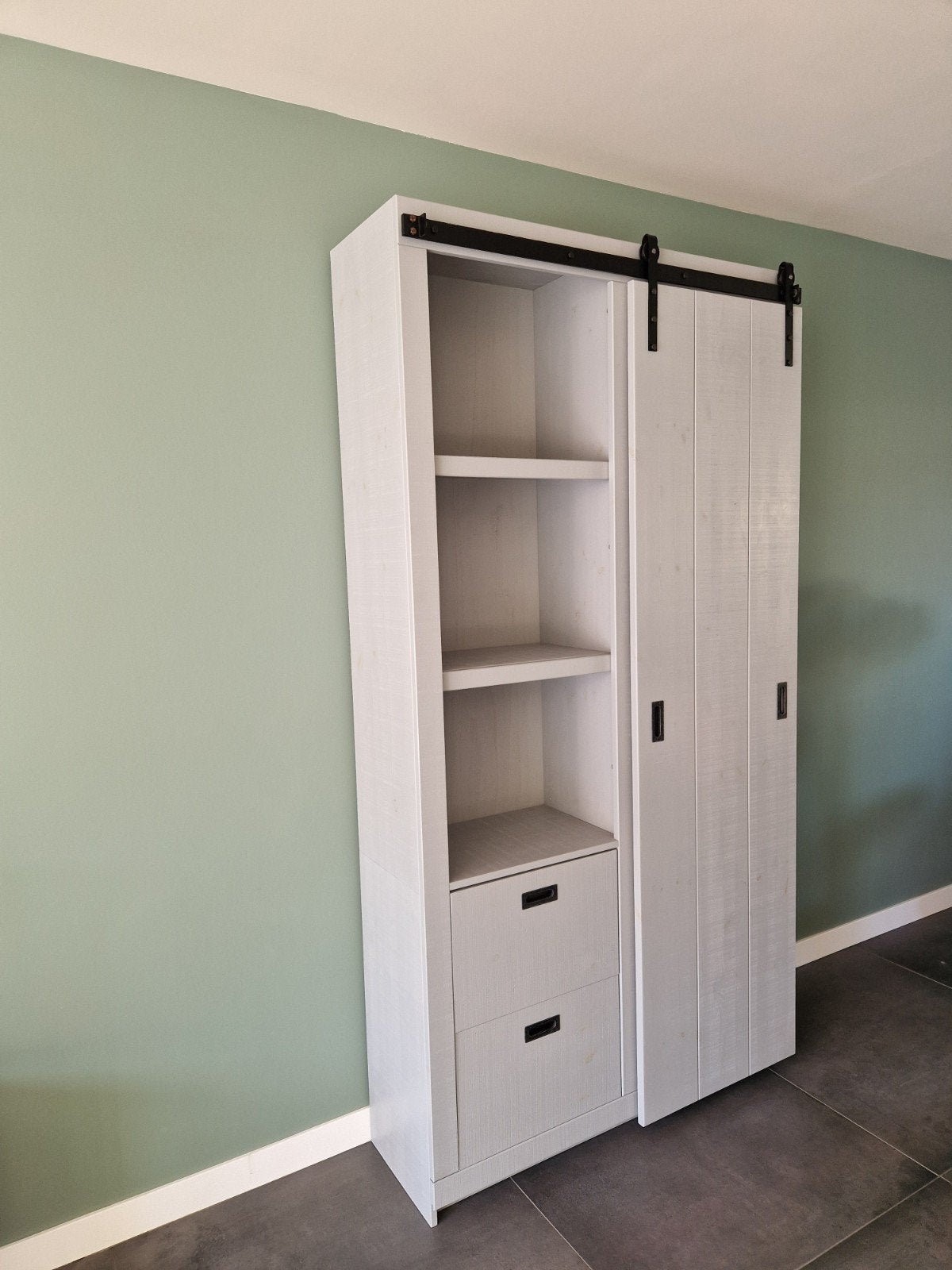mooie kast van VT wonen, Ophalen, 100 tot 150 cm, 200 cm of meer, Met lade(s)
