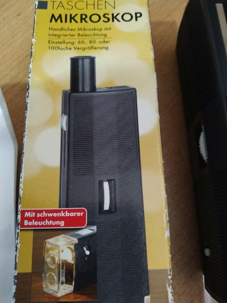 ZAK MICROSCOOP, Ophalen of Verzenden, Zo goed als nieuw, Elektronica, Met licht