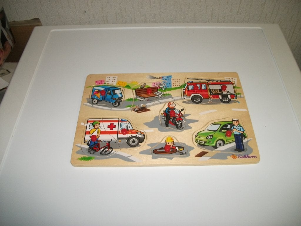 Puzzel Eichhorn vervoer 9 delig, Ophalen of Verzenden, Gebruikt