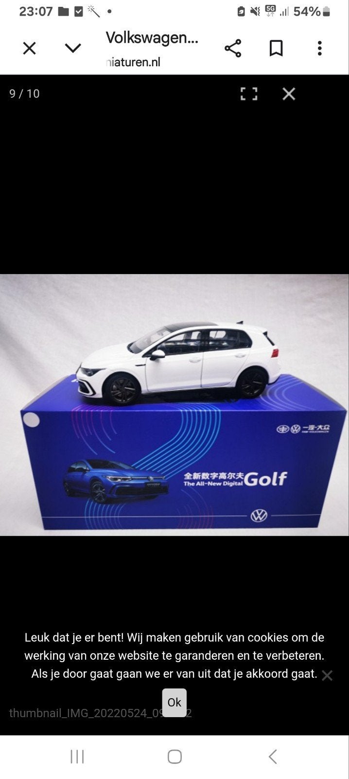 SALE: Volkswagen golf 8 gti paudi, Hobby en Vrije tijd, Ophalen of Verzenden, Auto