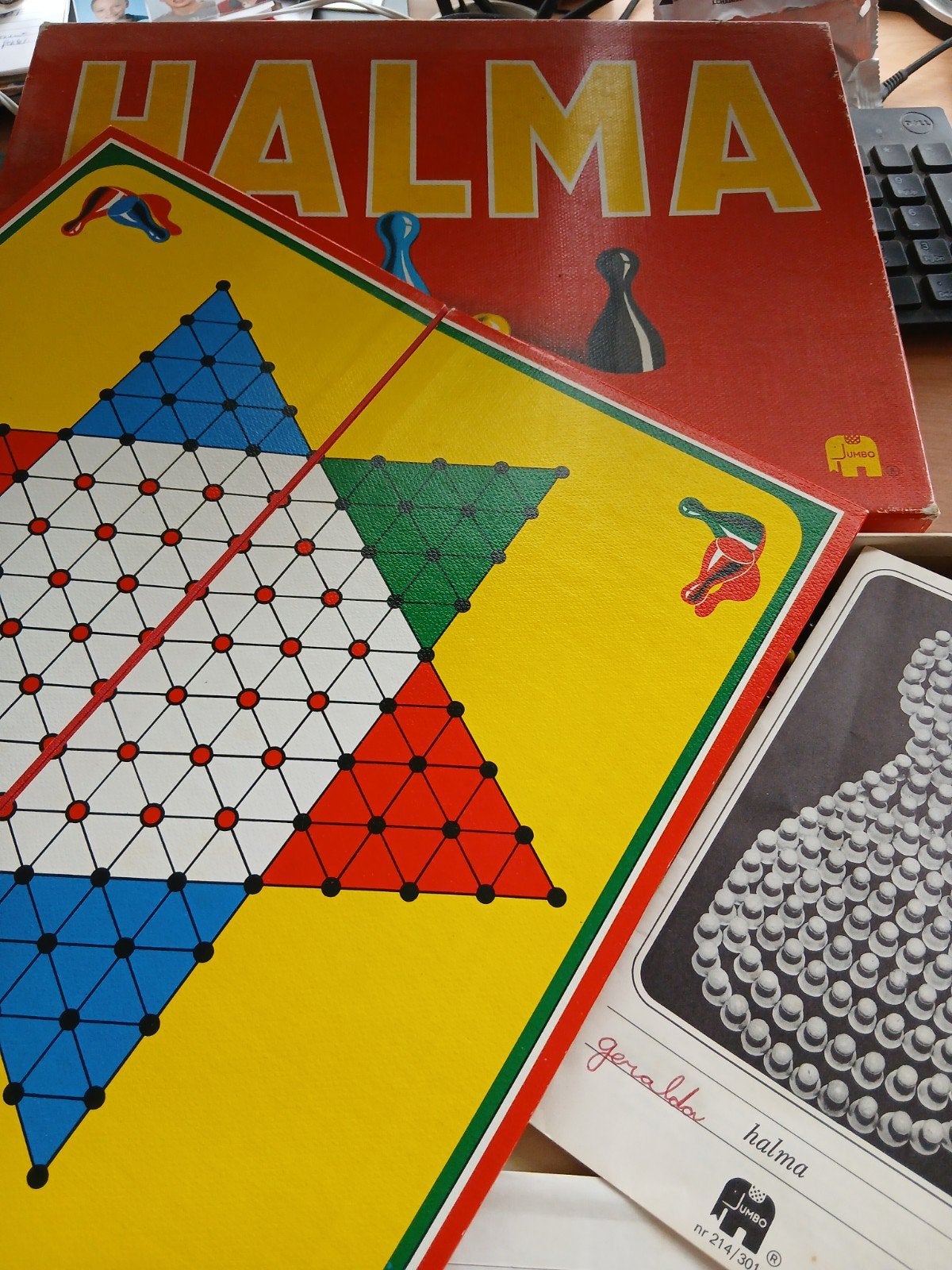 Halma bordspel van Jumbo - Klassiek strategiespel, Vijf spelers of meer, Ophalen of Verzenden, Gebruikt, Jumbo