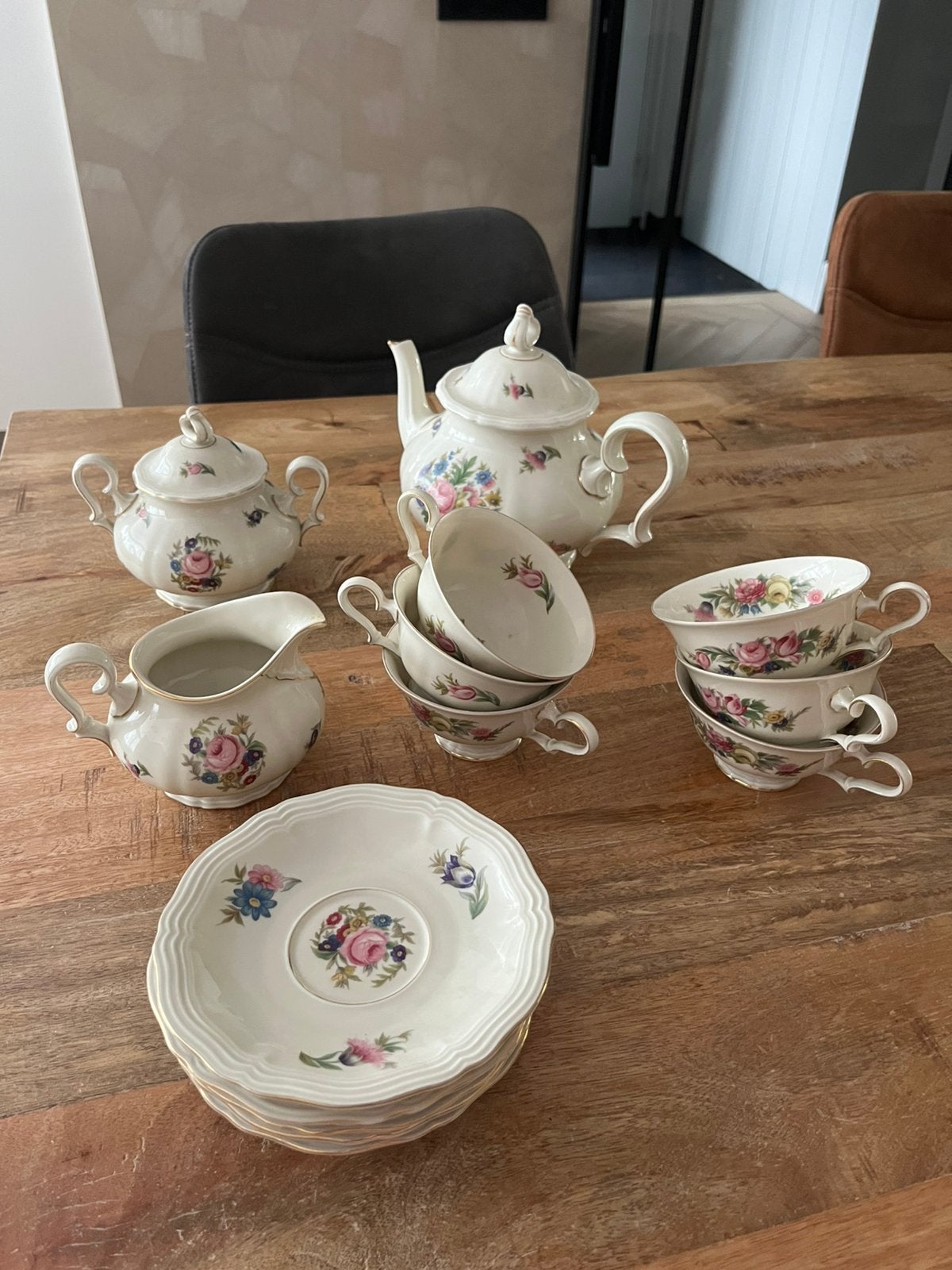 Rosenthal thee servies, Ophalen