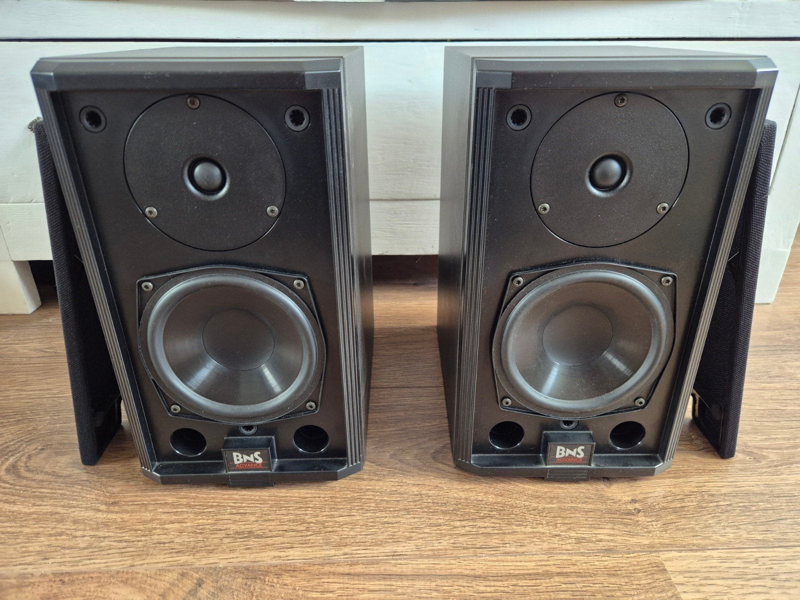 Set BNS Advance 20 bookshelf speakers, Audio, Tv en Foto, Luidsprekers, Gebruikt, 60 tot 120 watt, Front, Rear of Stereo speakers