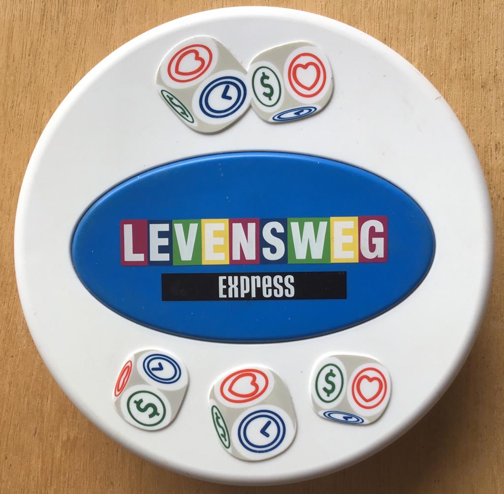 Levensweg Express - vanaf 8 jaar - ZGAN, Een of twee spelers, Ophalen of Verzenden, Zo goed als nieuw, Reisspel
