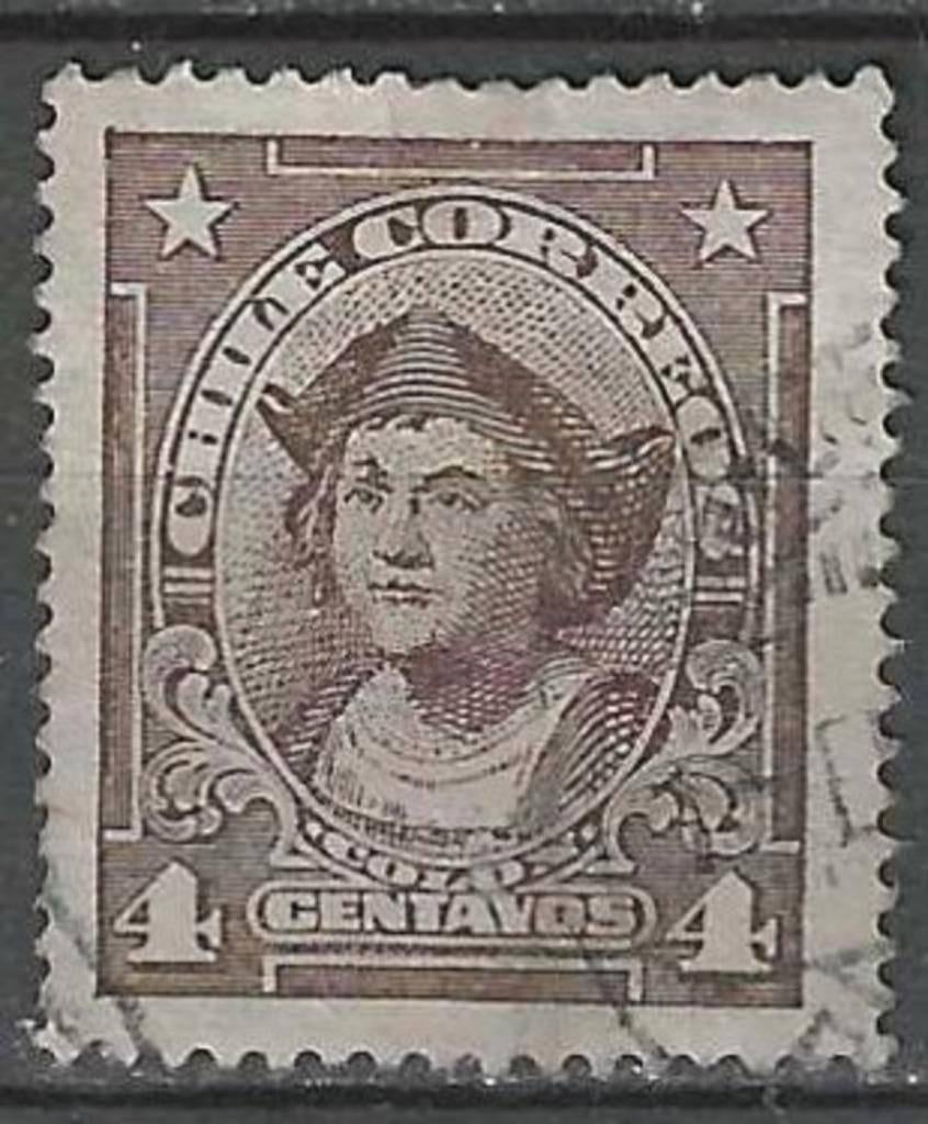 Chili 1915/1927 - Yvert 111 - Christoffel Columbus (ST), Verzenden, Gestempeld, Zuid-Amerika