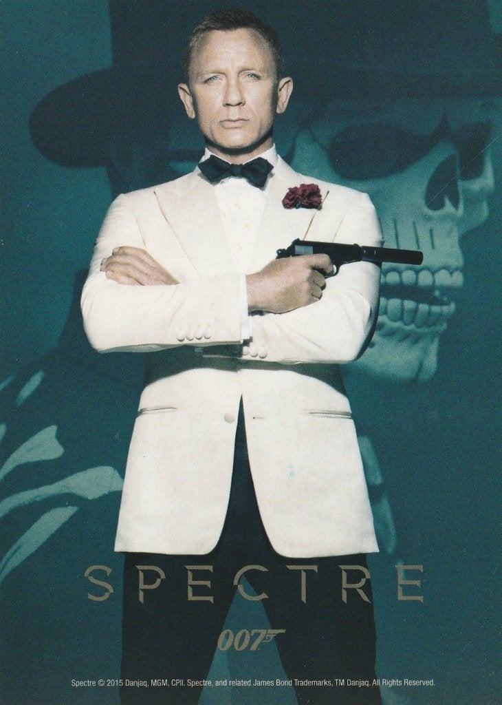 Kaart "Spectre" - Daniel Craig, Verzenden, 1980 tot heden, Ongelopen, Sterren en Beroemdheden