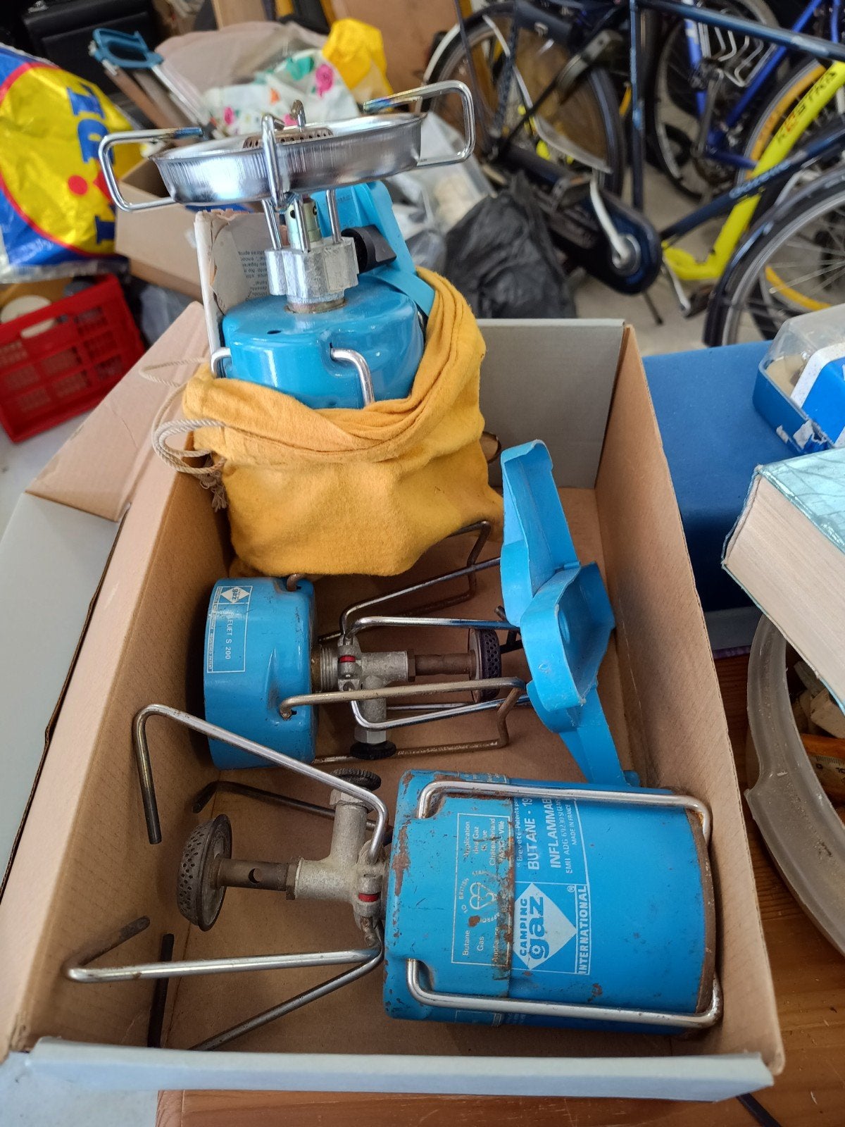 Campingaz Bleuet 206 en Bleuet S 200 gasbranders (2 stuks), Ophalen of Verzenden, Gebruikt