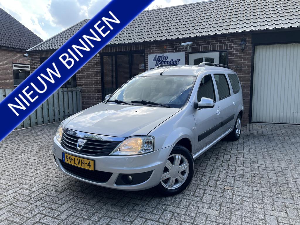 Dacia Logan MCV 1.6 Blackline 7p.Trekhaak Nieuwe A.P.K., Auto's, Stof, Gebruikt, Zwart, 4 cilinders