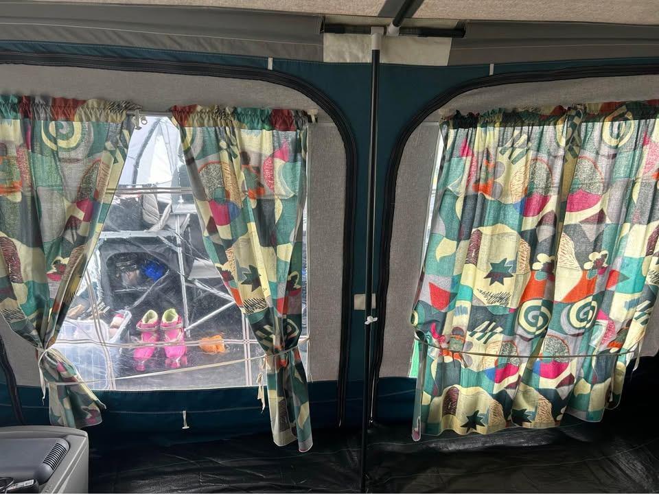 Camplet Concorde 123 model Vouwwagen, Caravans en Kamperen, Ophalen, Blauw, Aanwezig, Camp-Let