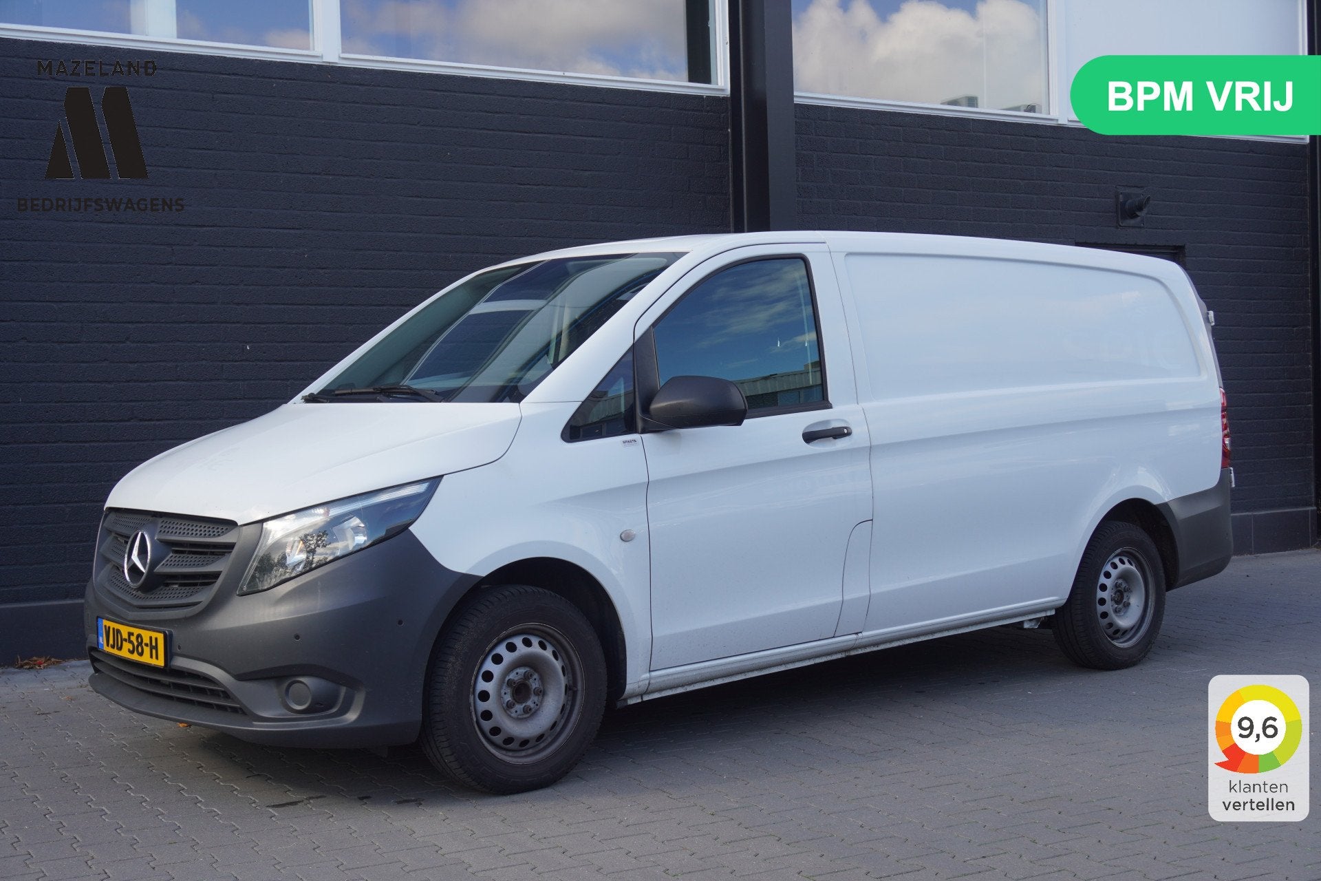 Mercedes-Benz Vito 116 CDI Lang - EURO 6 - Airco - Navi - Cr, Auto's, Gebruikt, 4 cilinders, 1972 kg, Bedrijf
